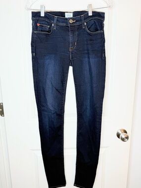Hudson Krista Super Skinny Jeans 27 Dark Wash Stretch High Rise USA Denim